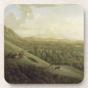 Eine Ansicht von Boxhill, Surrey, mit Dorking im Getränkeuntersetzer