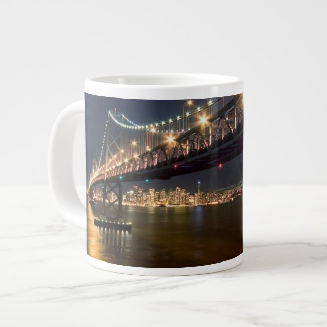 Eine Ansicht von der Schatz-Insel Jumbo-Tasse (Vorderseite Links)