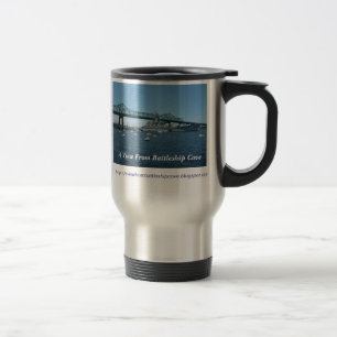 Eine Ansicht von der Schlachtschiff-Bucht-Tasse Reisebecher