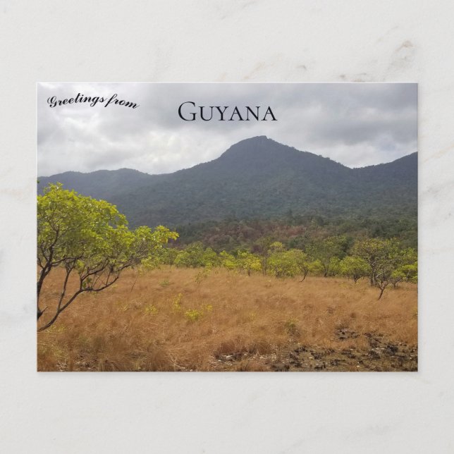 Eine Ansicht von Guyana Postkarte (Vorderseite)