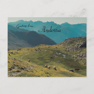 Eine Ansicht von Ordino Andorra Postkarte