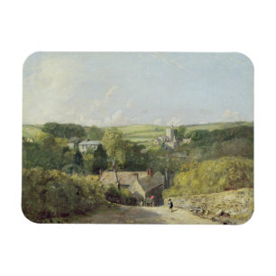 Eine Ansicht von Osmington Dorf mit der Kirche und Magnet
