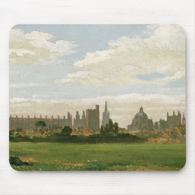 Eine Ansicht von Oxford (Öl auf Millboard) Mousepad (Vorne)