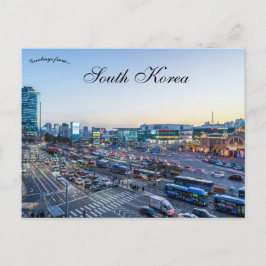 Eine Ansicht von Seoul Südkorea Postkarte