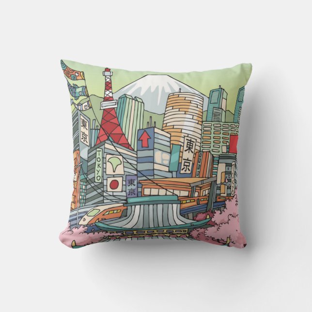 Eine Ansicht von Tokyo Kissen (Vorderseite)