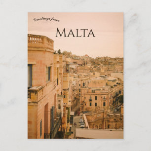 Eine Ansicht von Valletta Malta Postkarte