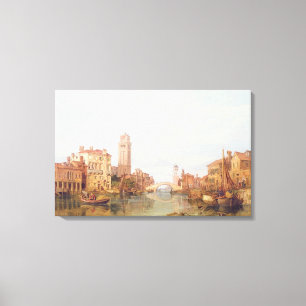 Eine Ansicht von Verona, 1848 (Öl auf Leinwand) Leinwanddruck