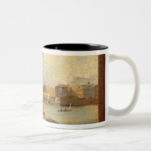 Eine Ansicht von Westminster-Brücke (Öl auf Zweifarbige Tasse
