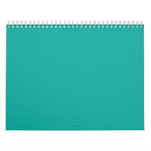 Eine aquamarine Grünfläche, die durch einen Kontra Kalender