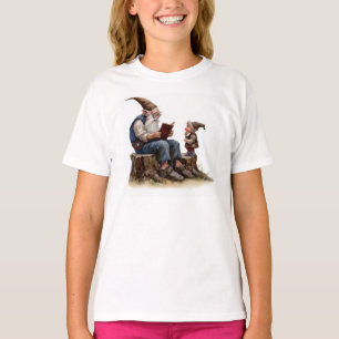 Eine Aquarellmalerei eines alten Gnoms T-Shirt