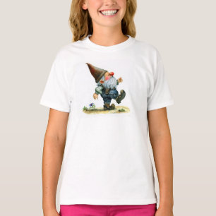 Eine Aquarellmalerei eines glücklichen Gnoms T-Shirt