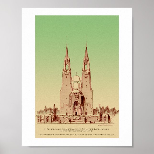 Eine architektonische Fantasie Poster (Vorne)
