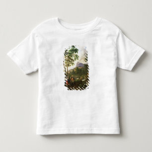 Eine arkadische Landschaft mit Pan und dem Syrinx Kleinkind T-shirt