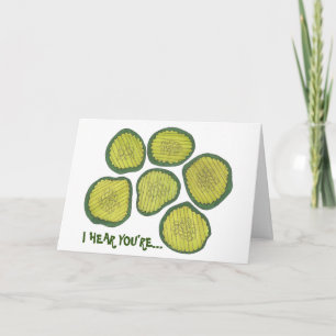 Eine Art Big Dill (Deal) Chips-Glückwunsch Karte