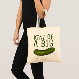 Eine Art Big Dill (Deal) Green Pickle Feinschmecke Tragetasche