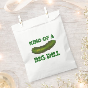 Eine Art Big Dill (Deal) Green Pickle-Glückwunsch Geschenktütchen