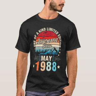 Eine Art Ltd Edition 34 Jahre Phantastisch seit m T-Shirt