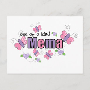 Eine Art Mema Postkarte