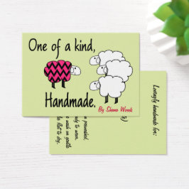 Eine Art Pink- und Black-Sheep-Hang-Markierung