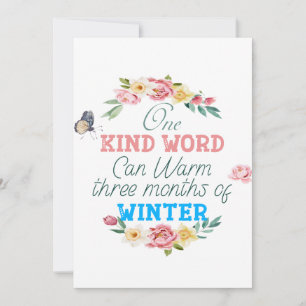 Eine Art Word Quote Grußkarte Save The Date
