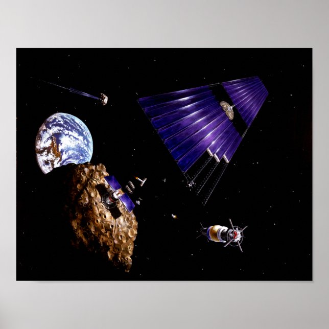 Eine Asteroidengrube Poster (Vorne)