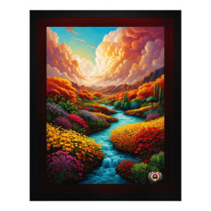 Eine atemberaubende Fantasie Landschaft Kunst - Xz Fotodruck