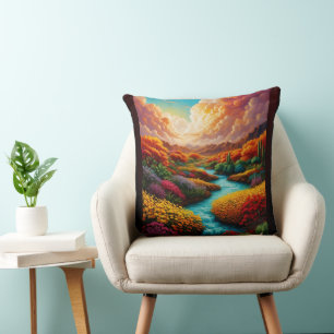 Eine atemberaubende Fantasie Landschaft Kunst - Xz Kissen