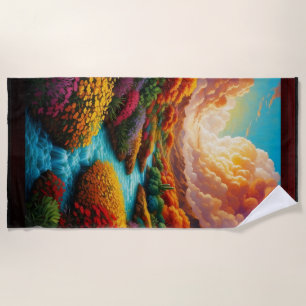 Eine atemberaubende Fantasie Landschaft Kunst - Xz Strandtuch