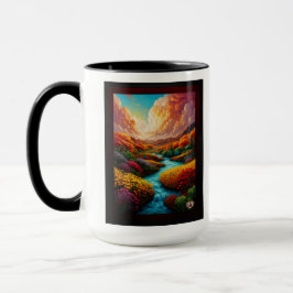 Eine atemberaubende Fantasie Landschaft Kunst - Xz Tasse