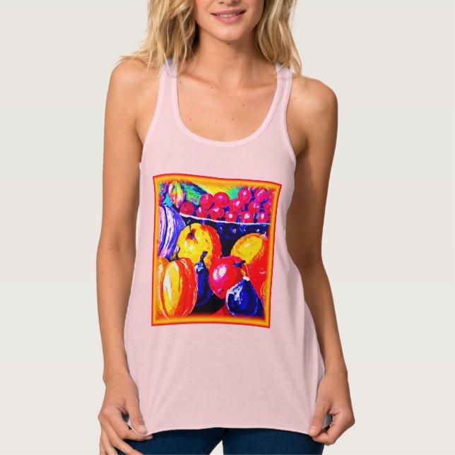 Eine Atemberaubende Fruchtölmalerei. Jetzt kaufen Tank Top (Vorderseite)