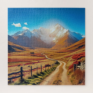 Eine atemberaubende Landschaft Neuseelands