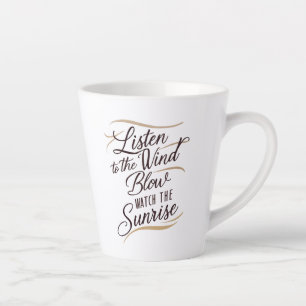 Eine atemberaubende Wortart mit einem Harmonon Milchtasse