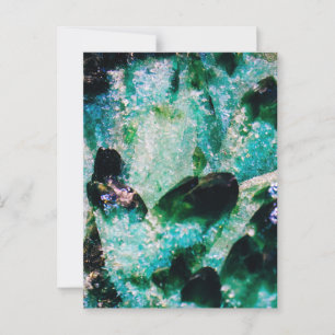 Eine Aura der Emeralds Postkarte