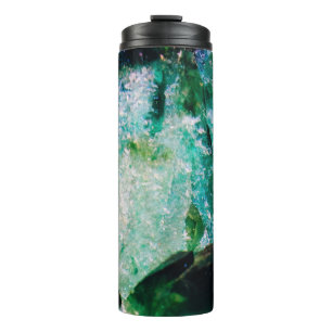 Eine Aura der Emeralds Thermosbecher