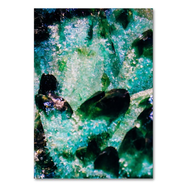 Eine Aura der Emeralds Tischnummer (Vorderseite)