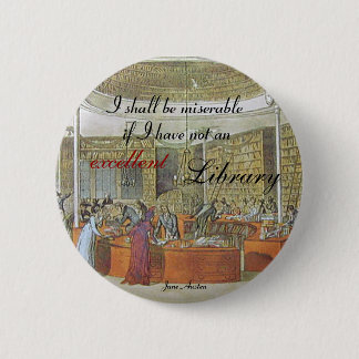 "Eine ausgezeichnete Bibliothek" zitierfähiges Button