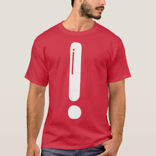 eine Ausrufe T-Shirt