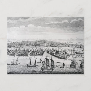 Eine Aussicht auf die Stadt Venedig Postkarte