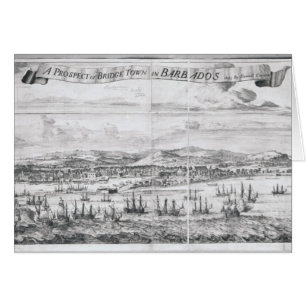 Eine Aussicht der Brücken-Stadt in Barbados