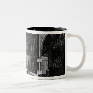 Eine Aussicht der Innere-Collegekirche Zweifarbige Tasse