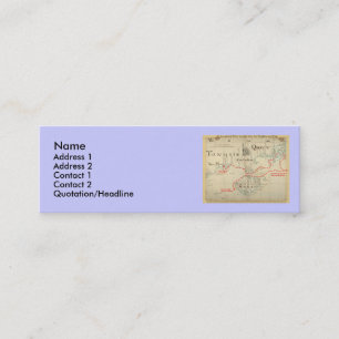 Eine authentische 1690 Piraten-Karte (mit Mini Visitenkarte