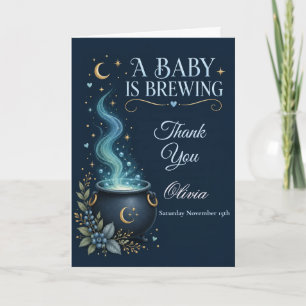 Eine Baby Brauerei-Baby-Party Dankeskarte