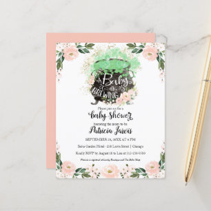 Eine Babybrauerei-Baby-Shower-Einladung mit Budget