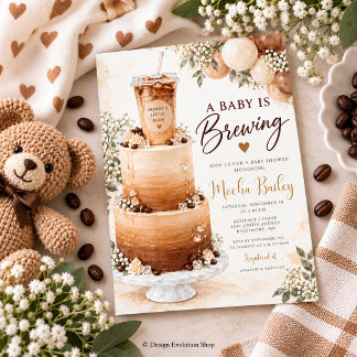 Eine Babybrauerei - Babyparty-Einladung Einladung