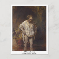 Eine Badewanne für Frauen. von Rembrandt Van Rijn