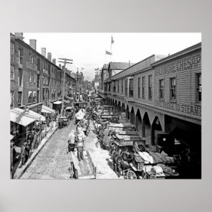 Eine Baltimore-Straße Poster