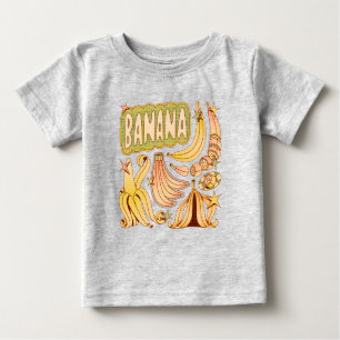 Eine Banane / Illustration von Bananen Baby T-shirt