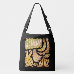 Eine Banane / Illustration von Bananen Tragetaschen Mit Langen Trägern