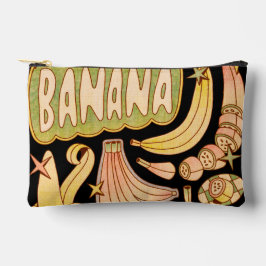 Eine Banane / Illustration von Bananen Zubehörtasche