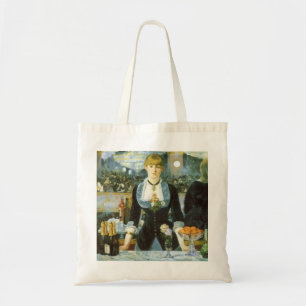 Eine Bar in den Folies Bergere von Edouard Manet Tragetasche
